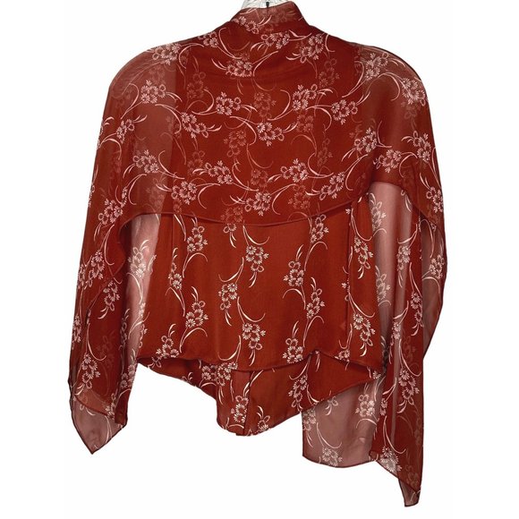 Cinq à Sept Silk Crop Top Small - Picture 2 of 6